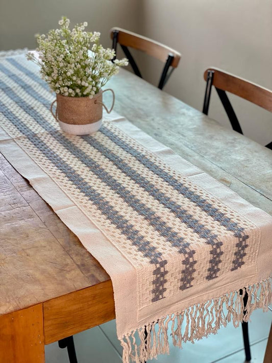 Braided Table Runner with Fringes 0.4 x 1.60