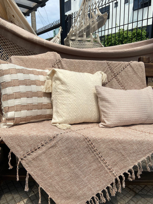 Pink Rustic Blanket 1.30x1.80m