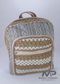 Sac en Crochet Coloré avec Poignée Tressée 40x60