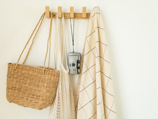 Beige Plaid Blanket 1.30x1.80m